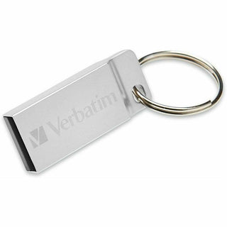 Verbatim 32GB Metal Executive USB Flash Drive - Silver - 32 GBUSB 2.0 - Silver - Water Resistant