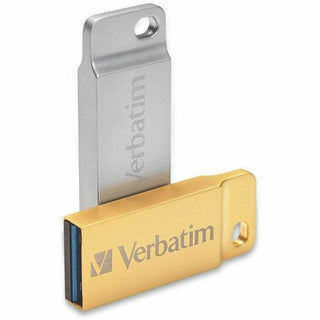 Verbatim 64GB Metal Executive USB Flash Drive - Silver - 64 GBUSB - Silver