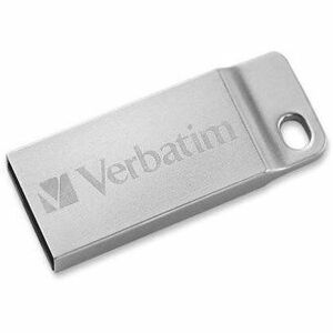 Verbatim 64GB Metal Executive USB Flash Drive - Silver - 64 GBUSB - Silver