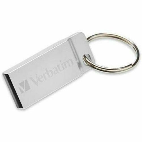 Verbatim 64GB Metal Executive USB Flash Drive - Silver - 64 GBUSB - Silver