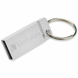 Verbatim 64GB Metal Executive USB Flash Drive - Silver - 64 GBUSB - Silver