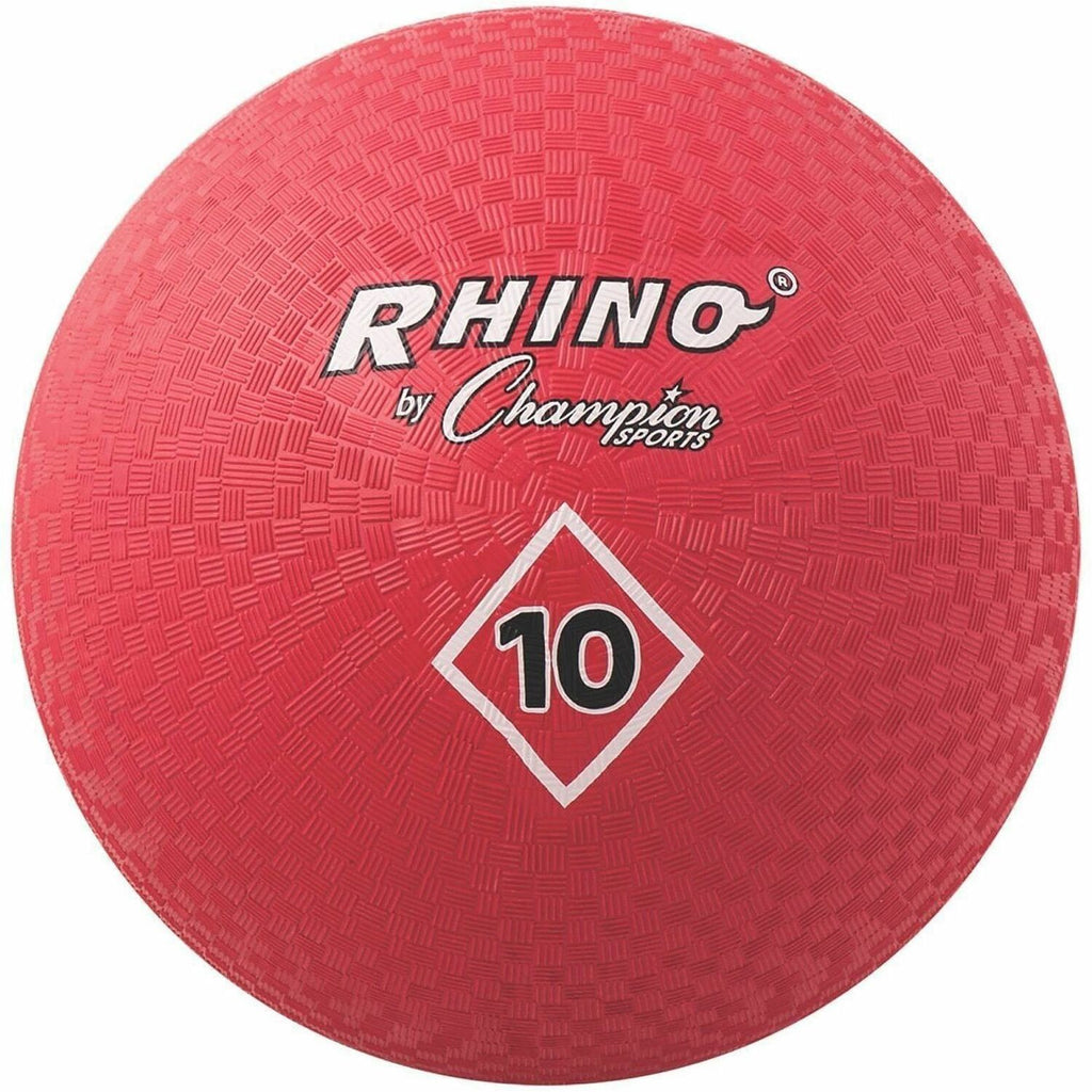 Playground Ball, 10" Diameter, Red