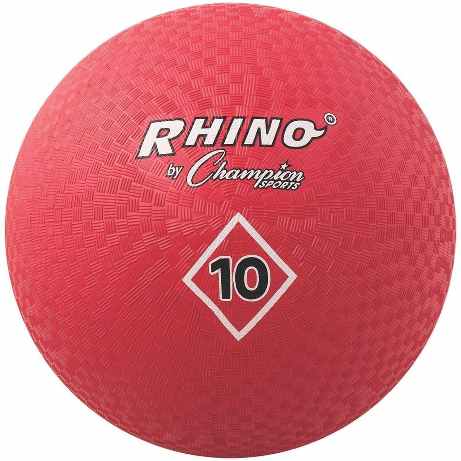 Playground Ball, 10" Diameter, Red