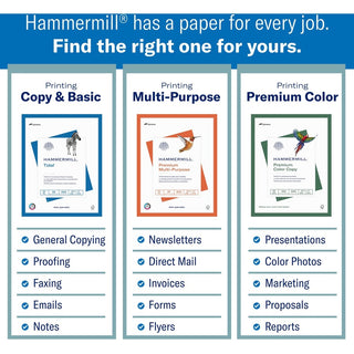 Hammermill Tidal Express Pack Copy Paper - White - 92 Brightness - Letter - 8 1/2" x 11" - 20 lb Basis Weight - 200000 / Pallet - Sustainable Forestry Initiative (SFI) - Jam-free, Acid-free, Archival-safe - White