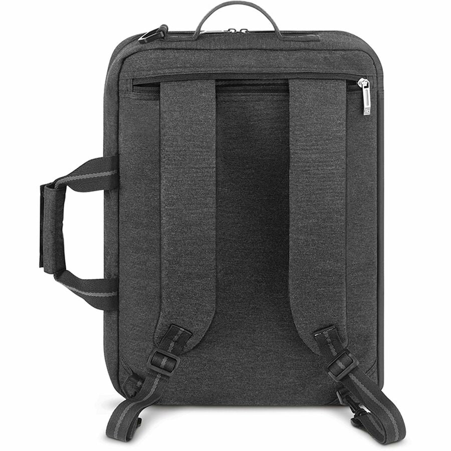 Urban Hybrid Briefcase, Fits Devices Up to 15.6", Polyester, 16.75" x 4" x 12", Gray