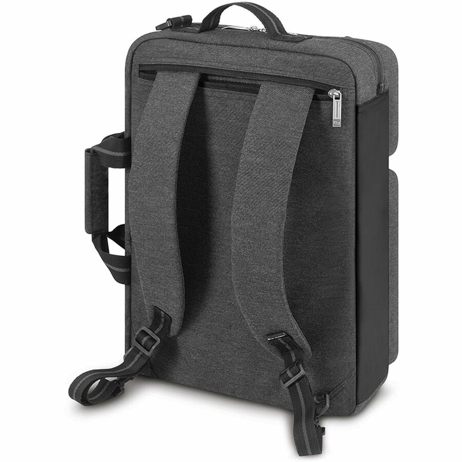 Urban Hybrid Briefcase, Fits Devices Up to 15.6", Polyester, 16.75" x 4" x 12", Gray