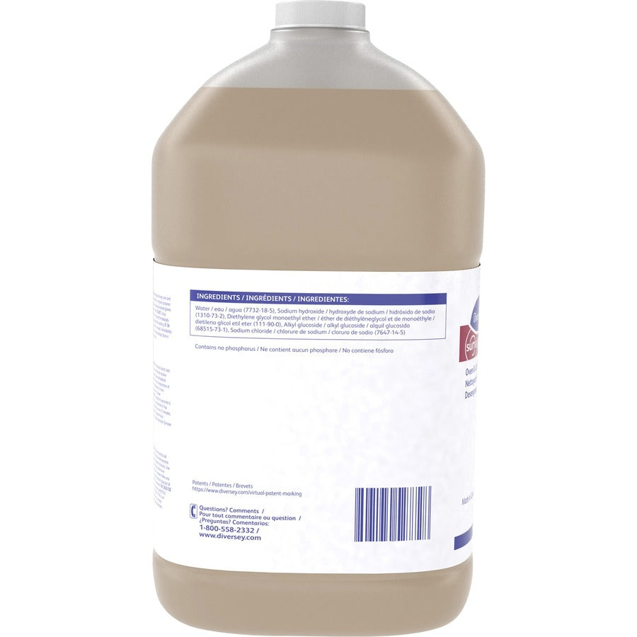 Diversey Suma Oven/Grill Cleaner - For Oven, Grill, Stainless Steel - Ready-To-Use - 128 fl oz (4 quart) - 1 Each - Heavy Duty - Brown