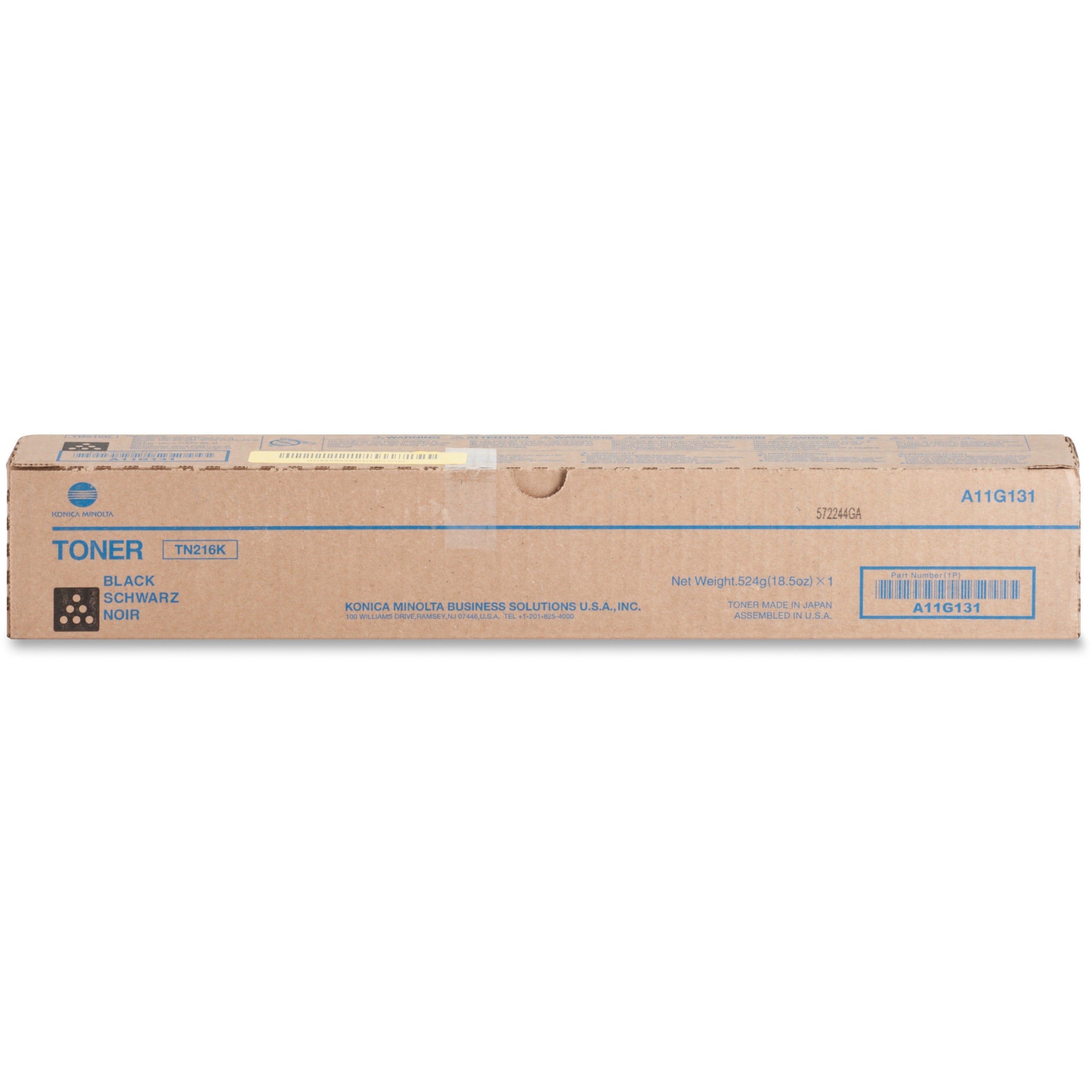 Konica Minolta TN-216K Original Toner Cartridge - Laser - 26000 Pages - Black - 1 Each