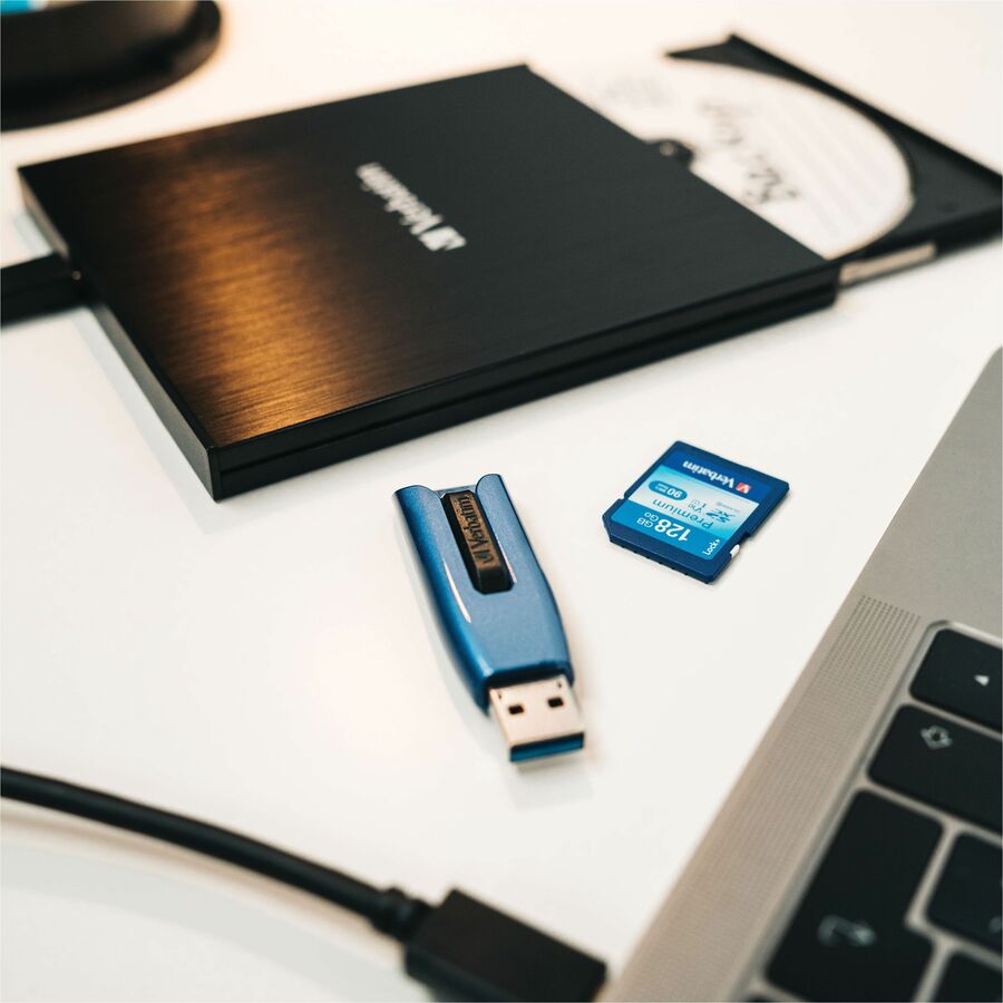 V3 Max USB 3.0 Flash Drive, 256 GB, Blue