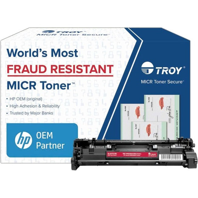 0281575001 226A MICR Toner Secure, Alternative for HP CF226A, Black