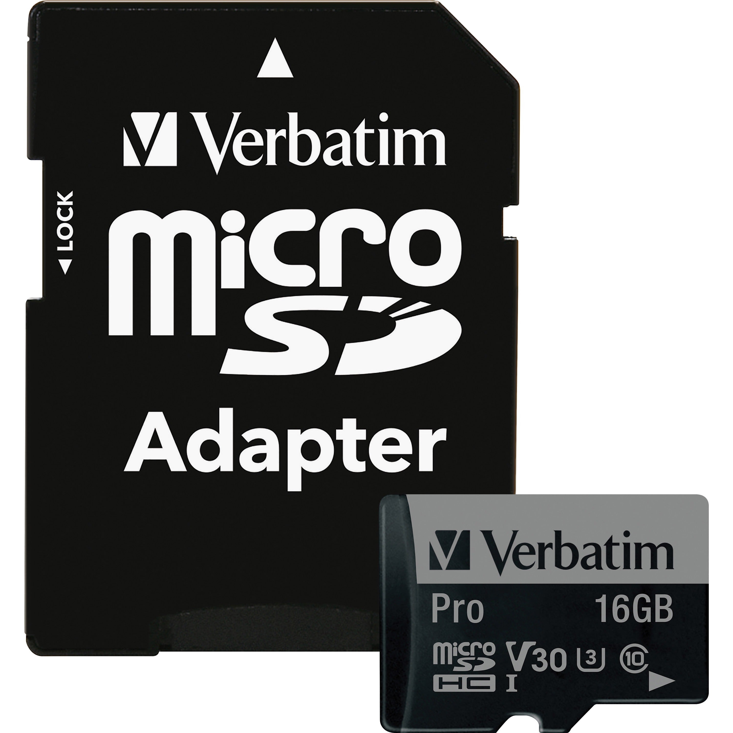 verbatim-16gb-pro-600x-microsdhc-memory-card-with-adapter-uhs-i-u3-class-10-class-10-uhs-i-u3-90-mb-s-read1-pack-600x-memory-speed_ver47040 - 1