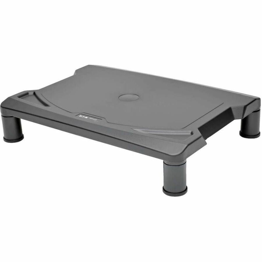 Tripp Lite by Eaton Universal Monitor Riser Height-Adjustable Black - 40 lb Load Capacity - 5.5" Height x 15.6" Width x 11.3" Depth - Desktop, Tabletop - Black - TAA Compliant