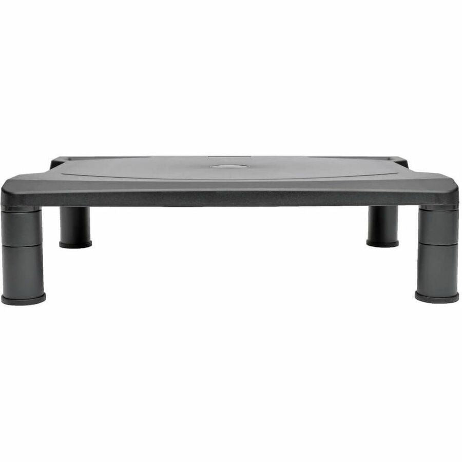 Tripp Lite by Eaton Universal Monitor Riser Height-Adjustable Black - 40 lb Load Capacity - 5.5" Height x 15.6" Width x 11.3" Depth - Desktop, Tabletop - Black - TAA Compliant