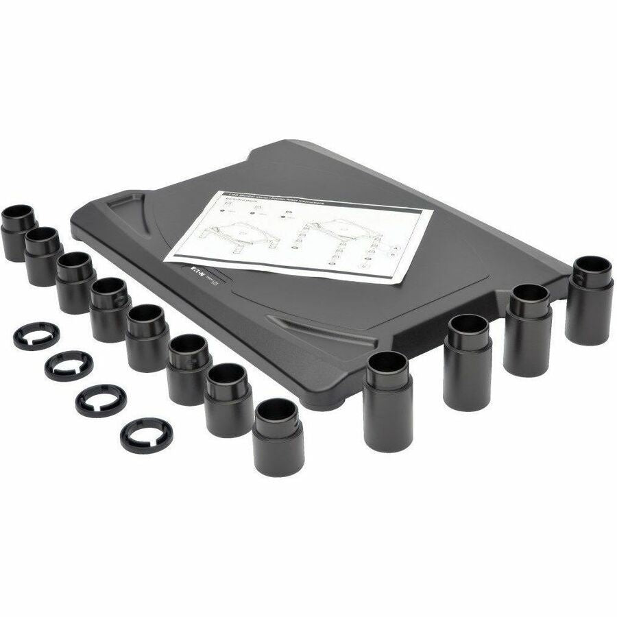 Tripp Lite by Eaton Universal Monitor Riser Height-Adjustable Black - 40 lb Load Capacity - 5.5" Height x 15.6" Width x 11.3" Depth - Desktop, Tabletop - Black - TAA Compliant