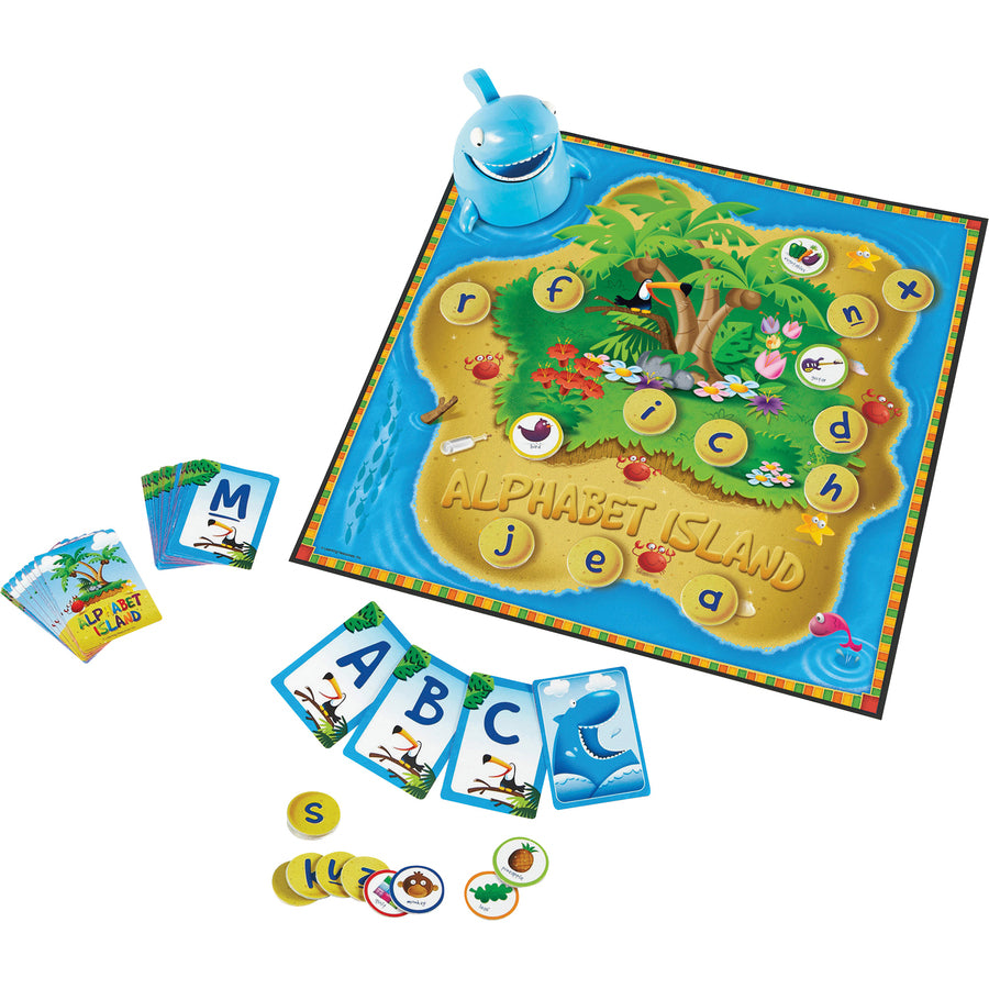 Learning Resources Alphabet Island Letter/Sounds Game - Educational - 2 to 4 Players - 1 Each - 