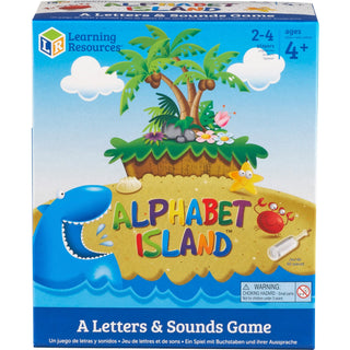 Learning Resources Alphabet Island Letter/Sounds Game - Educational - 2 to 4 Players - 1 Each - 