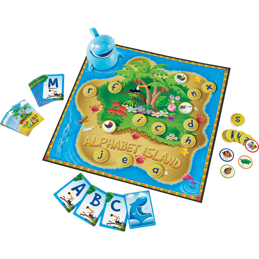 Learning Resources Alphabet Island Letter/Sounds Game - Educational - 2 to 4 Players - 1 Each - 
