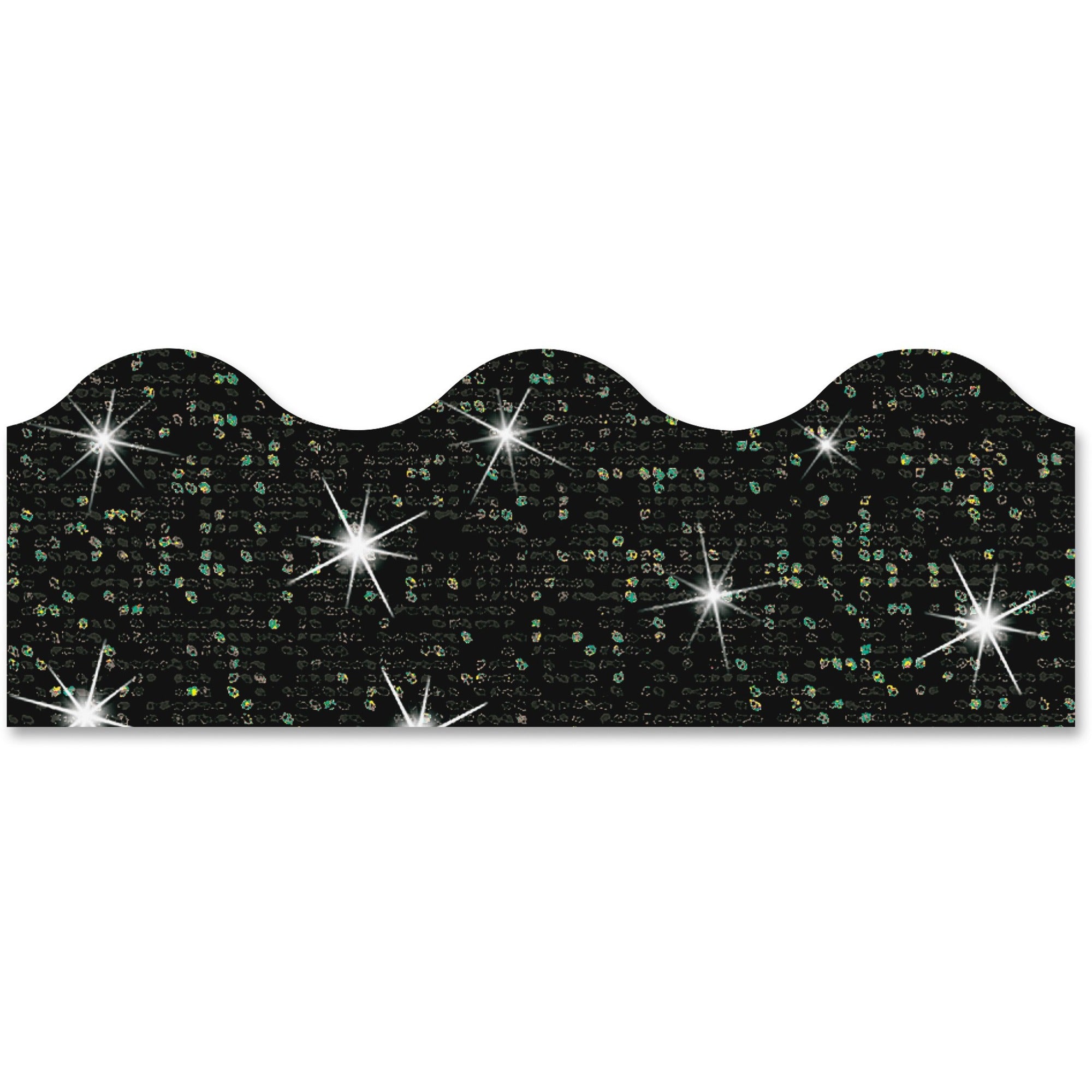 Terrific Trimmers Sparkle Border, 2.75" x 32 ft, Black