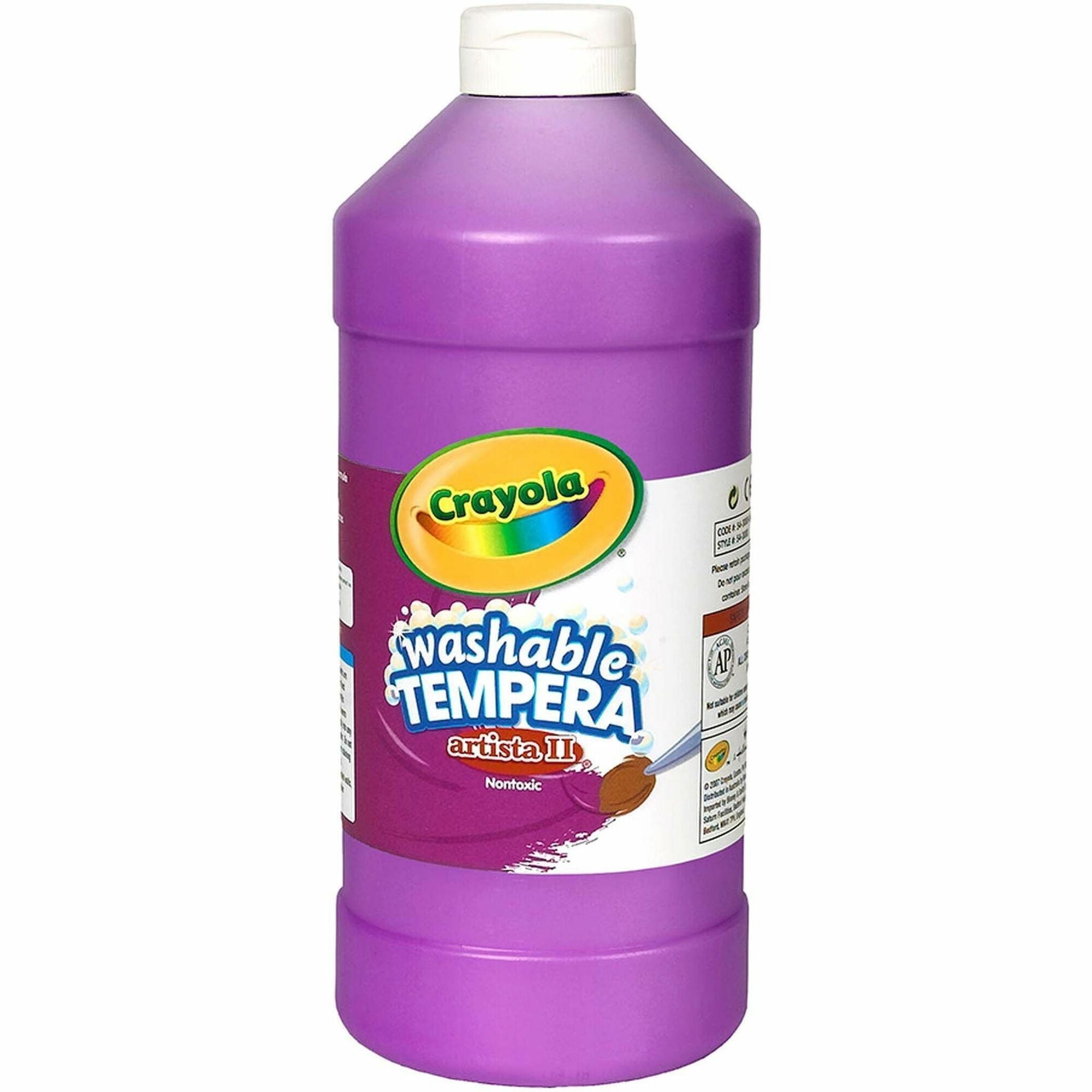 Crayola Washable Tempera Paint - 1 quart - 1 Each - Violet