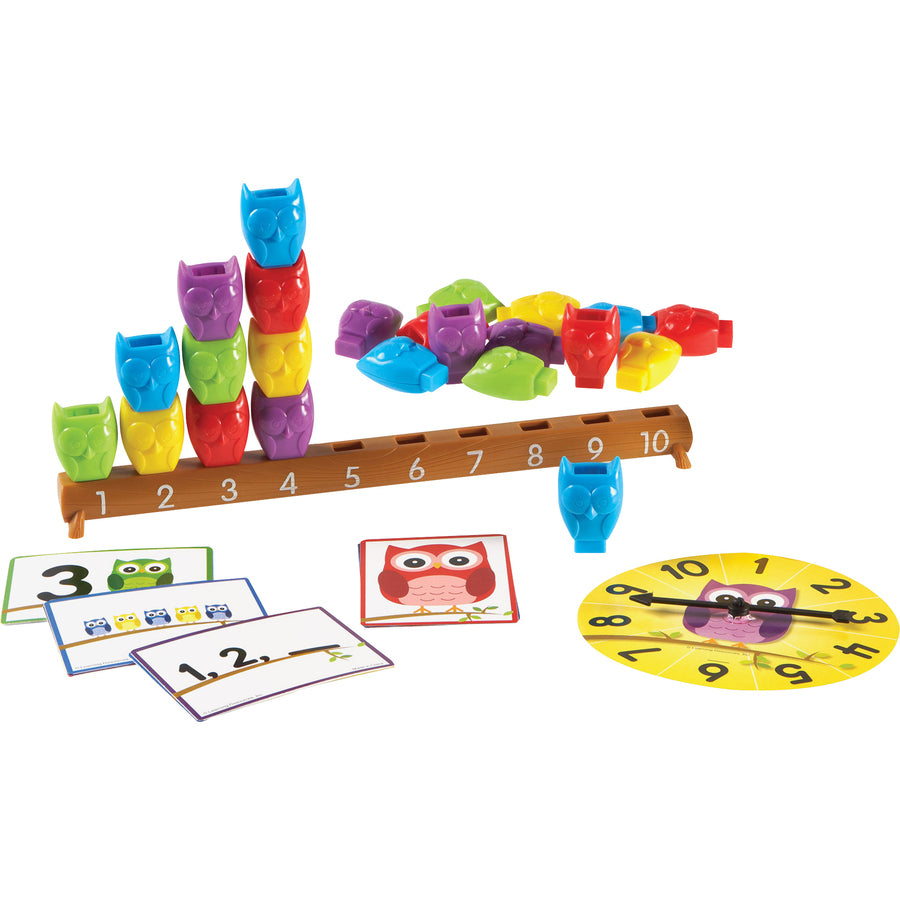 Learning Resources 1-10 Counting Owl Activity Set - Theme/Subject: Learning - Skill Learning: Counting, Addition, Subtraction, Patterning, Number, Sorting, Color Identification - 3+ - 1 / Set - 