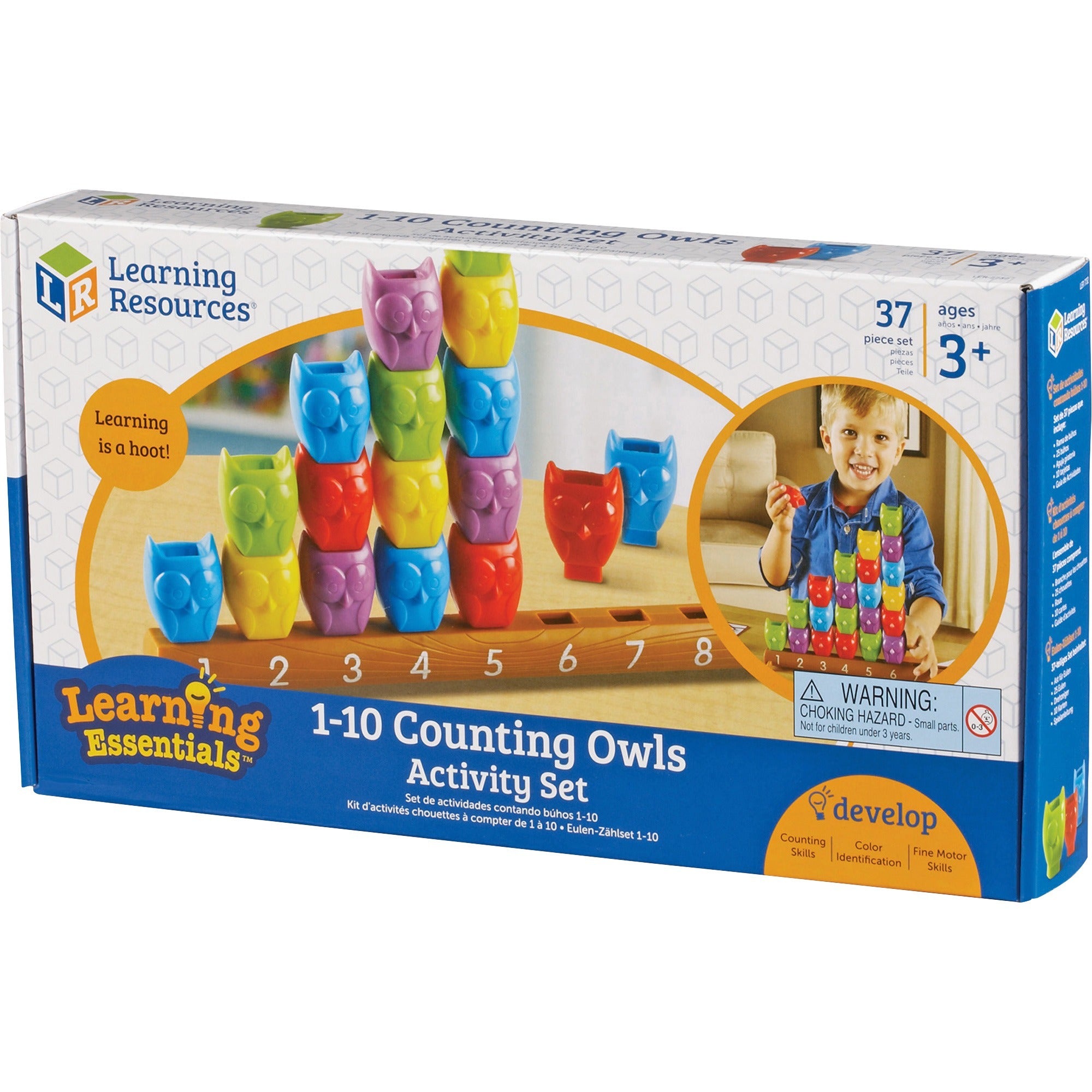 Learning Resources 1-10 Counting Owl Activity Set - Theme/Subject: Learning - Skill Learning: Counting, Addition, Subtraction, Patterning, Number, Sorting, Color Identification - 3+ - 1 / Set - 
