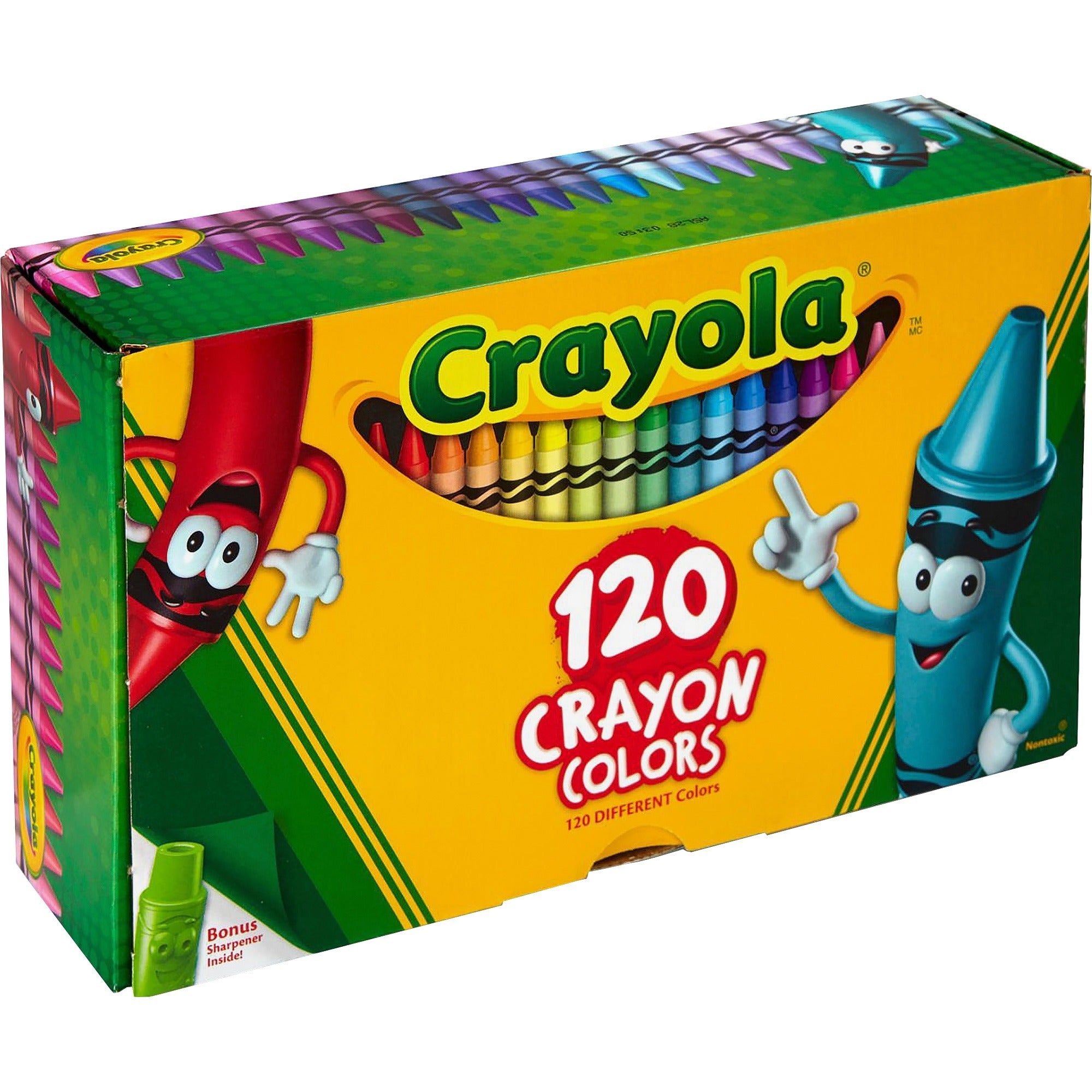 Crayola 120 Crayons - Assorted - 120 / Box - 