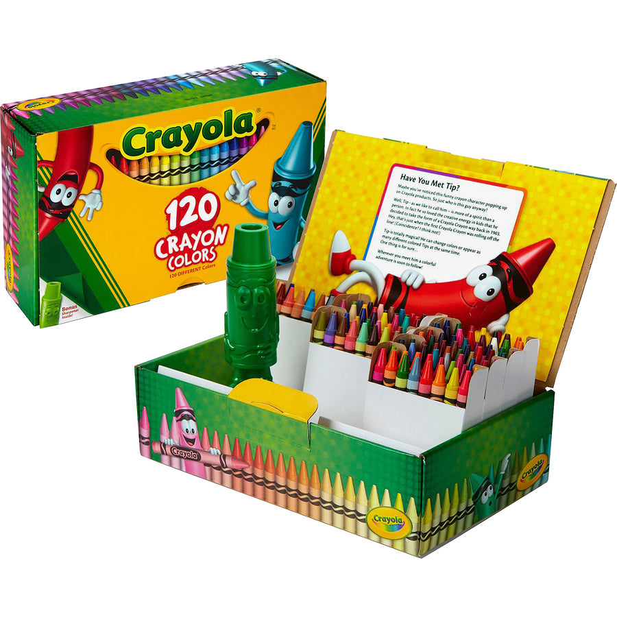 Crayola 120 Crayons - Assorted - 120 / Box - 