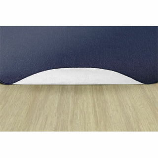 Flagship Carpets Classic Solid Color 6' Round Rug - Floor Rug - Classic, Traditional - 72" Length - Circle - Navy - Nylon