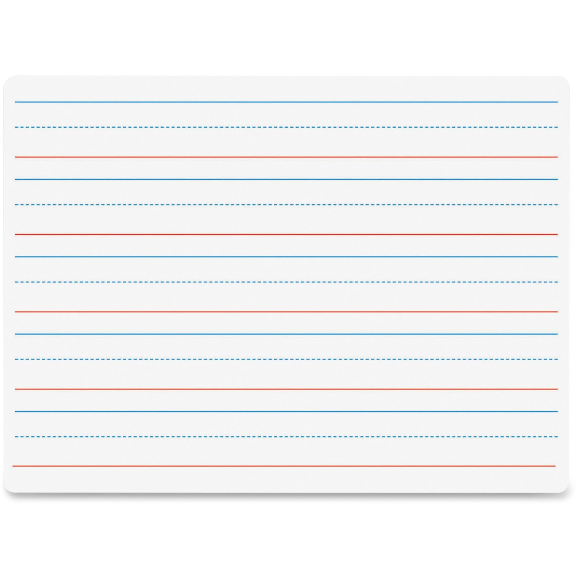 Flipside Double-sided Dry Erase Board - 9" (0.8 ft) Width x 12" (1 ft) Height - White Surface - Rectangle - 1 Each
