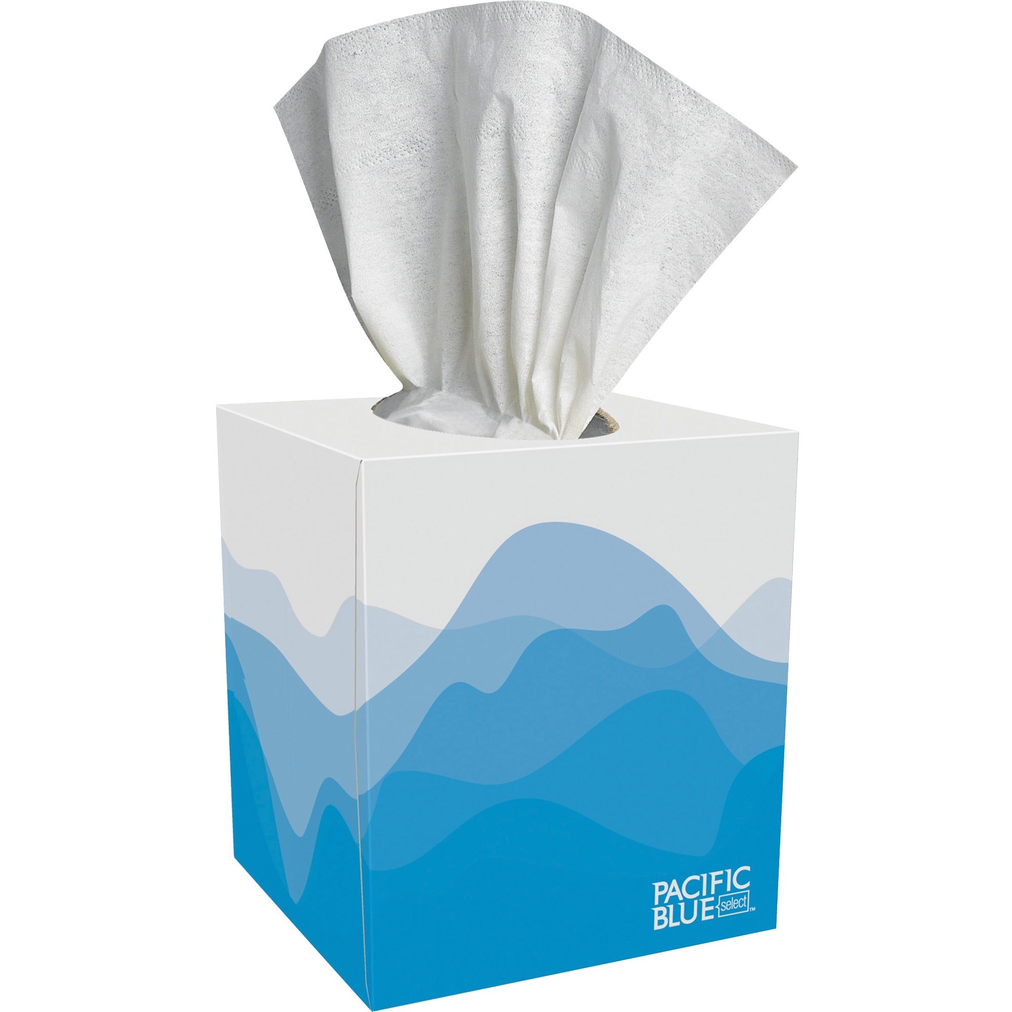 pacific-blue-select-facial-tissue-by-gp-pro-cube-box-2-ply-765-x-885-white-soft-absorbent-100-per-box-36-carton_gpc46200ct - 2