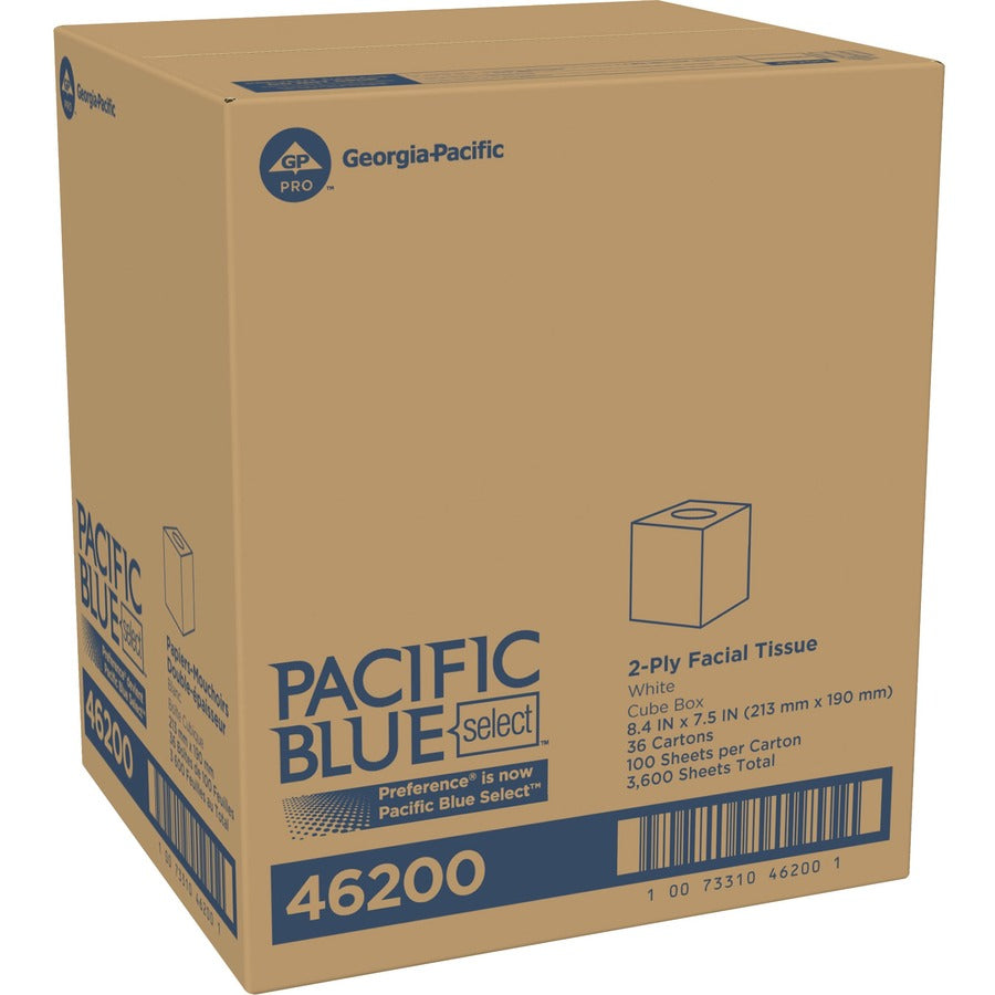 pacific-blue-select-facial-tissue-by-gp-pro-cube-box-2-ply-765-x-885-white-soft-absorbent-100-per-box-36-carton_gpc46200ct - 6