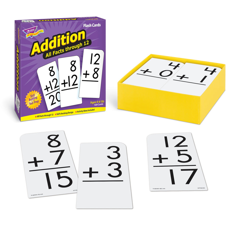 trend-addition-all-facts-through-12-flash-cards-theme-subject-learning-skill-learning-addition-169-pieces-6+-169-box_tep53201 - 5