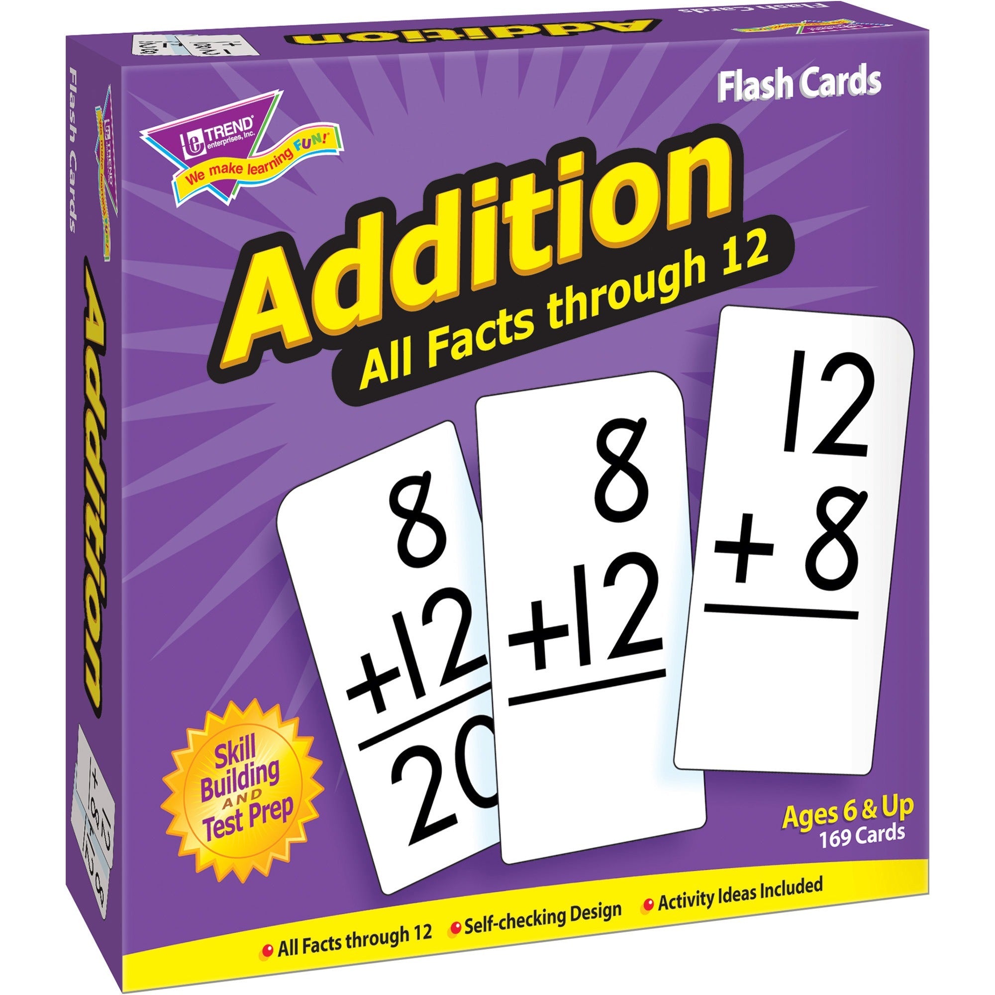 trend-addition-all-facts-through-12-flash-cards-theme-subject-learning-skill-learning-addition-169-pieces-6+-169-box_tep53201 - 1