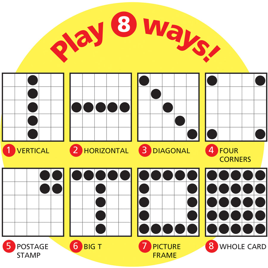 Trend Prefixes and Suffixes Bingo Game - Educational - 3 to 36 Players - 1 Each - 