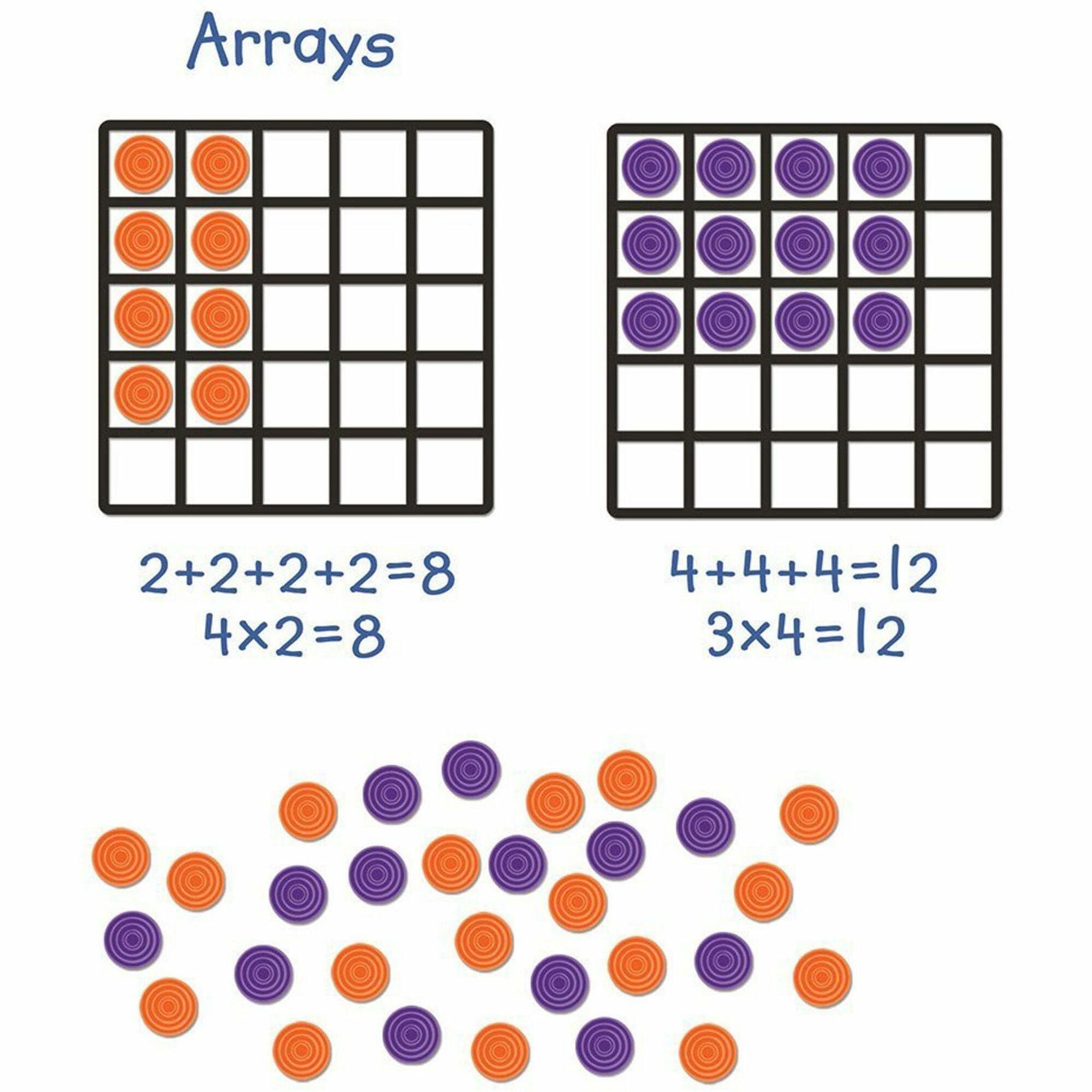 Learning Resources Giant Magnetic Array Set - Theme/Subject: Learning - Skill Learning: Multiplication, Addition, Number - 52 Pieces - 7+ - 1 / Set