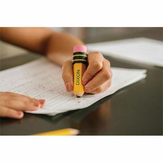 Ticonderoga Pencil-Shaped Erasers - Yellow - Pencil - 36 / Box - Latex-free, Smudge-free, Non-toxic