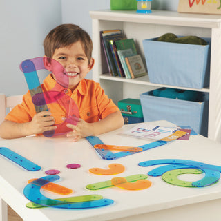 Learning Resources Letter Construction Activity Set - Theme/Subject: Learning - Skill Learning: Letter Recognition, Alphabet, Mathematics, Uppercase Letters, Lowercase Letters - 3+ - 1 / Set