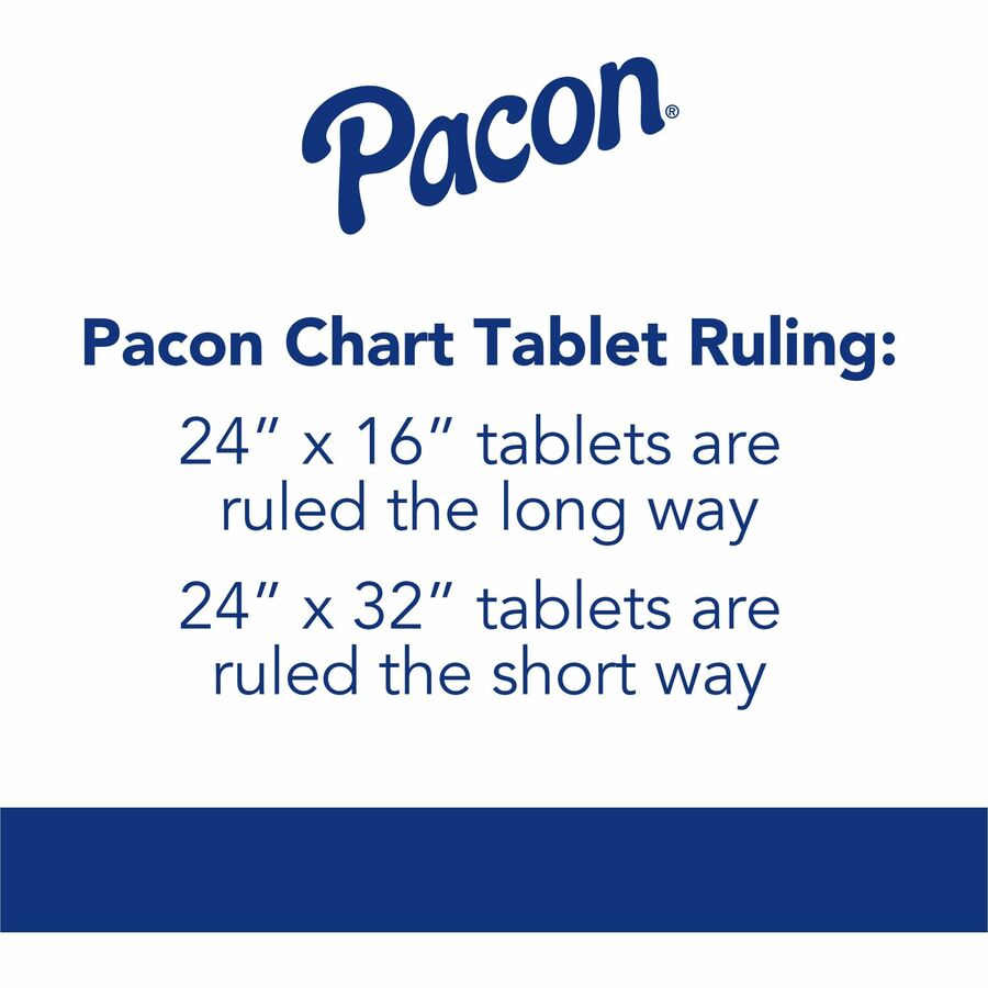 pacon-ruled-picture-story-chart-tablet-25-sheets-spiral-bound-both-side-ruling-surface-ruled-150-ruled-1363-picture-story-space-24-x-32-white-paper-punched-1-each_pacmmk07430 - 3