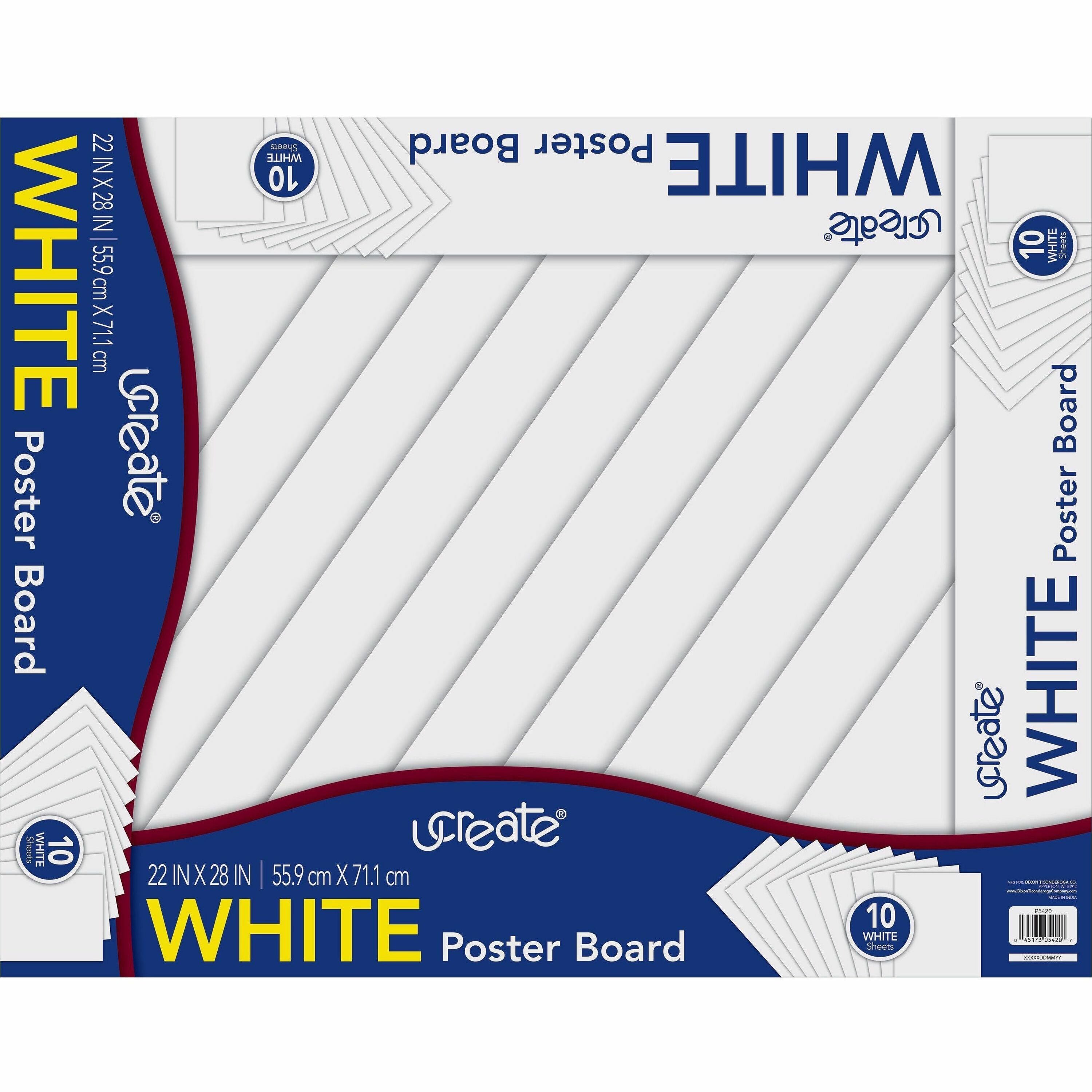 ucreate-poster-board-package-multipurpose-28height-x-22width-10-pack-white_pac5420 - 1