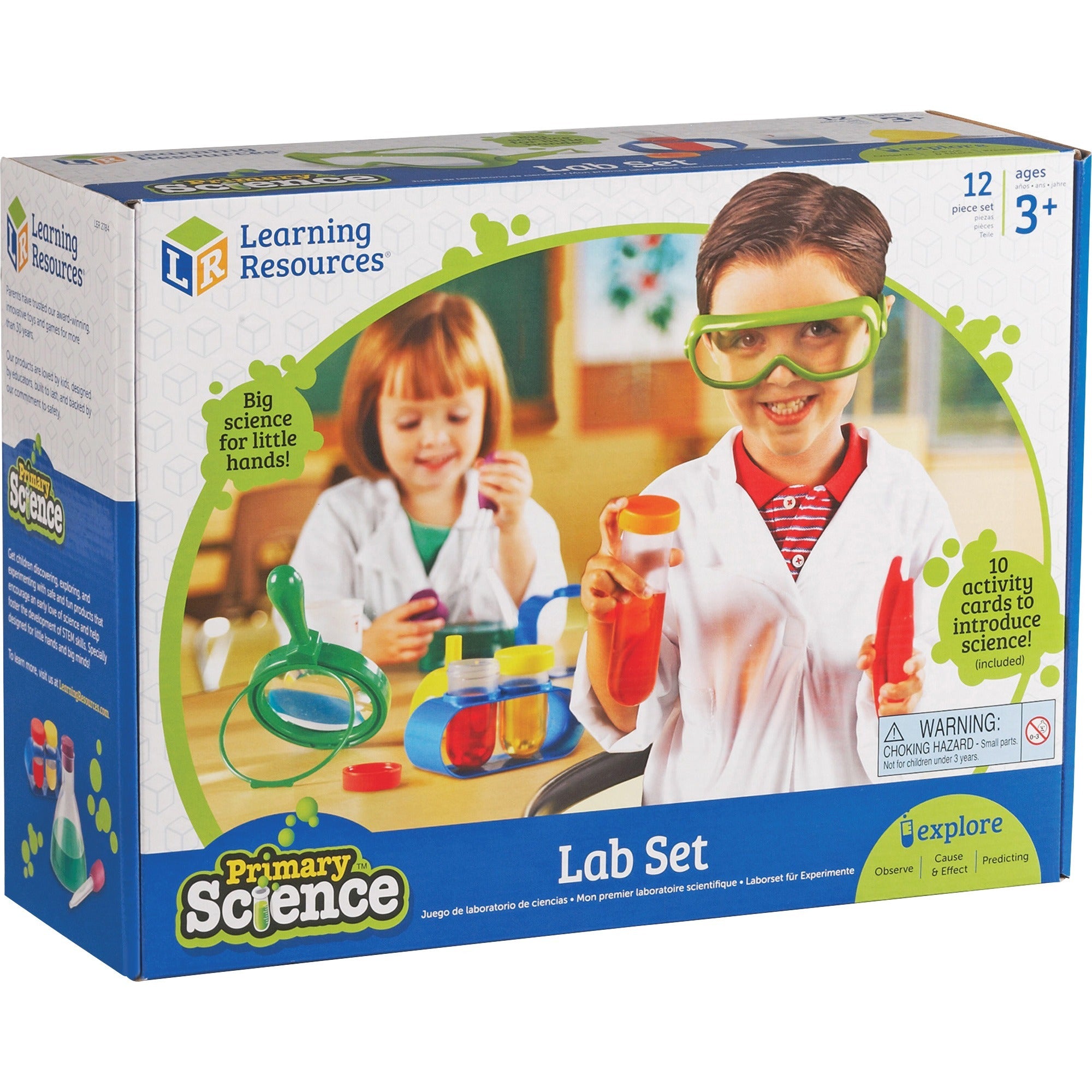 Learning Resources - Primary Science Lab Set - 1 / Set - 3 Year - Assorted - Plastic, Glass - 