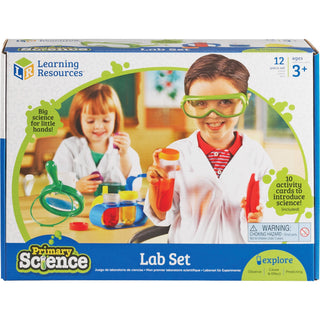 Learning Resources - Primary Science Lab Set - 1 / Set - 3 Year - Assorted - Plastic, Glass - 