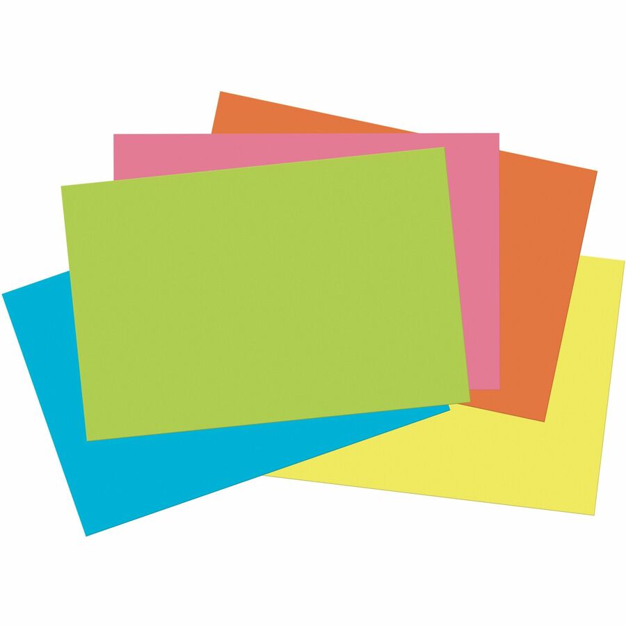 Tru-Ray Construction Paper - Art Project - 18"Width x 12"Length - 50 / Pack - Hot Assorted - Sulphite, Paper - 7