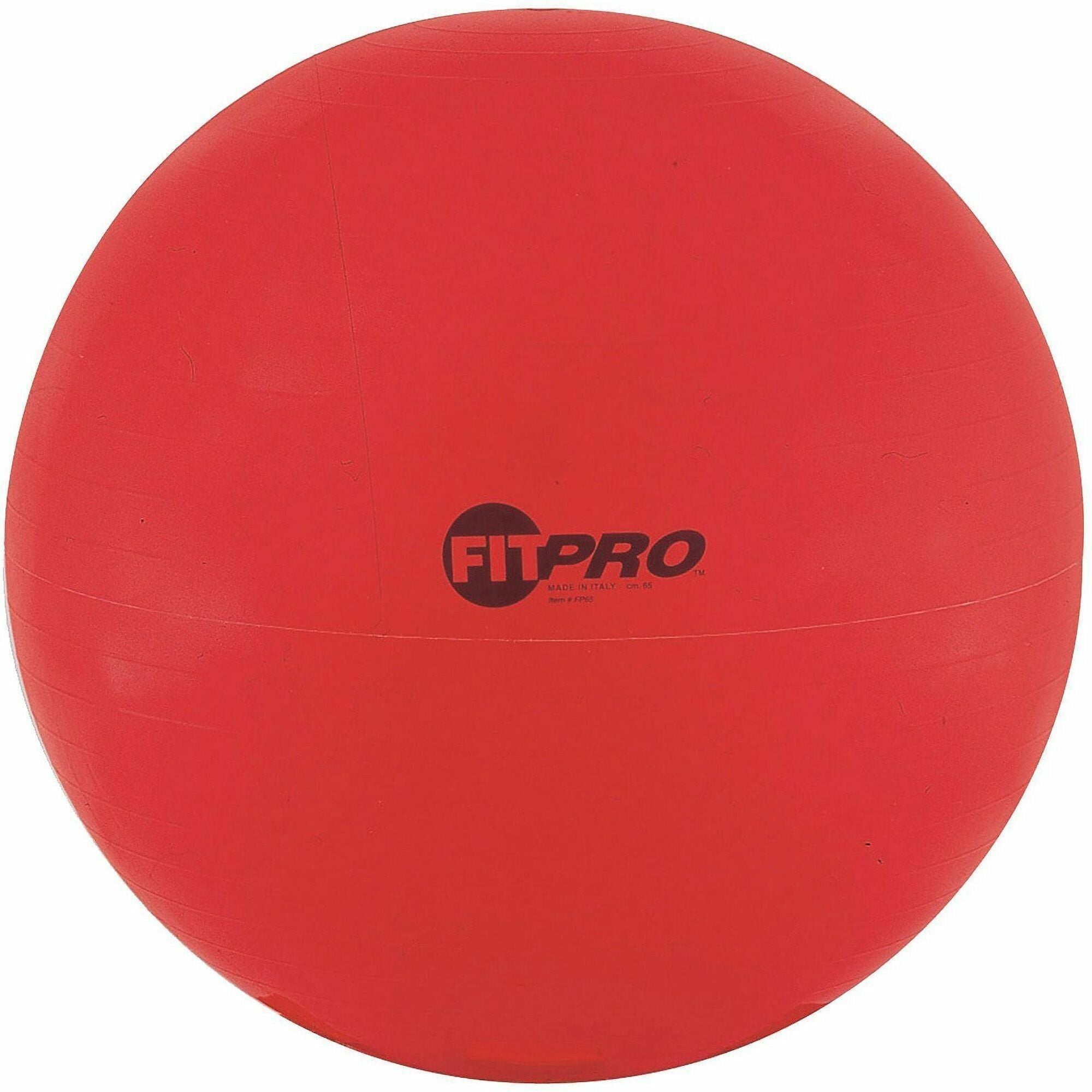Champion Sports FitPro Training/Exercise Ball - Red - Resin