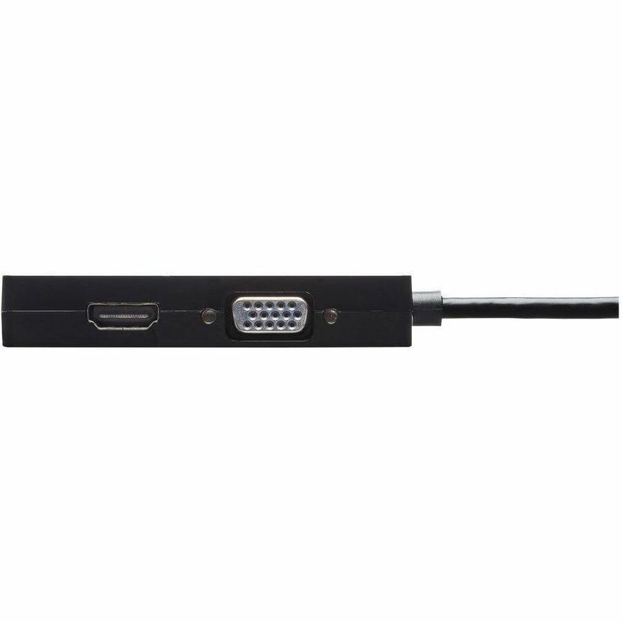 Tripp Lite by Eaton DisplayPort to VGA/DVI/HDMI All-in-One Converter Adapter DP ver 1.2 4K 30 Hz HDMI - DisplayPort/HDMI/DVI/VGA for Audio/Video Device, Notebook, Tablet, Monitor, Projector, TV - 6" - 1 x DisplayPort Male Digital Audio/Video - 1 x HD