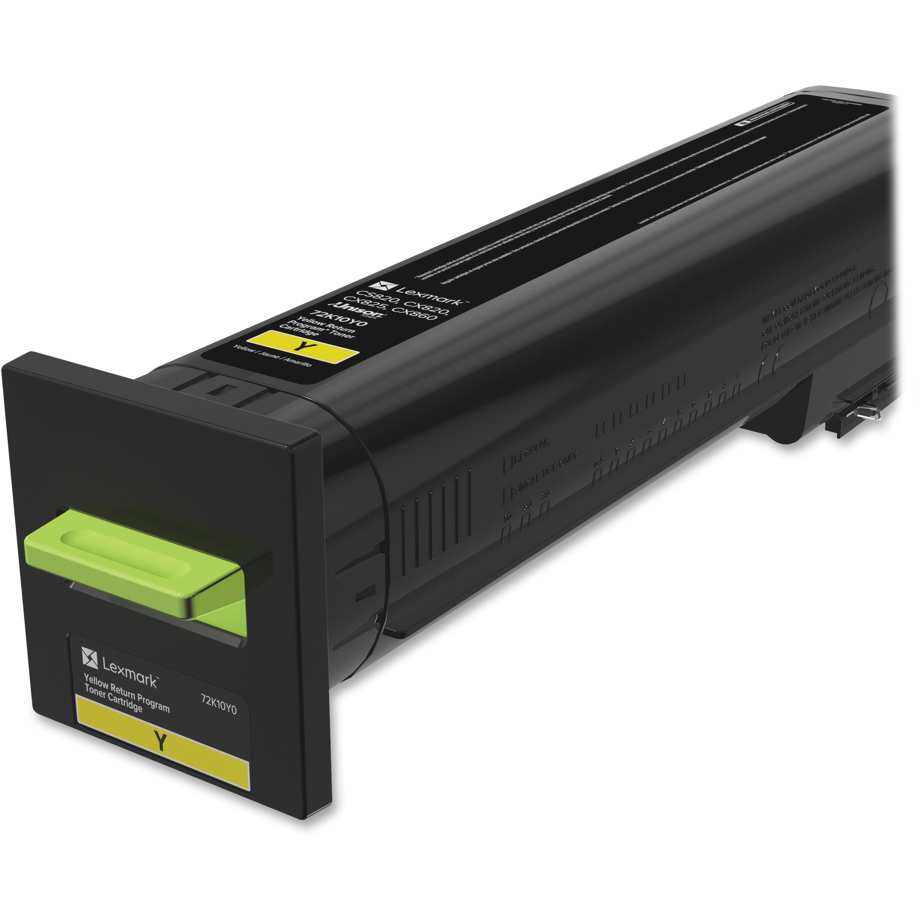 lexmark-unison-original-toner-cartridge-laser-standard-yield-8000-pages-yellow-1-each_lex72k10y0 - 1
