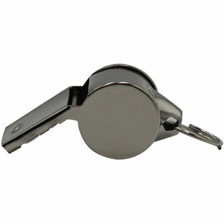 Sports Whistle, Medium Weight, Metal, Silver, Dozen
