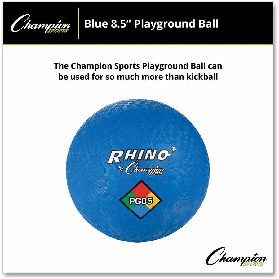 Playground Ball, 8.5" Diameter, Blue