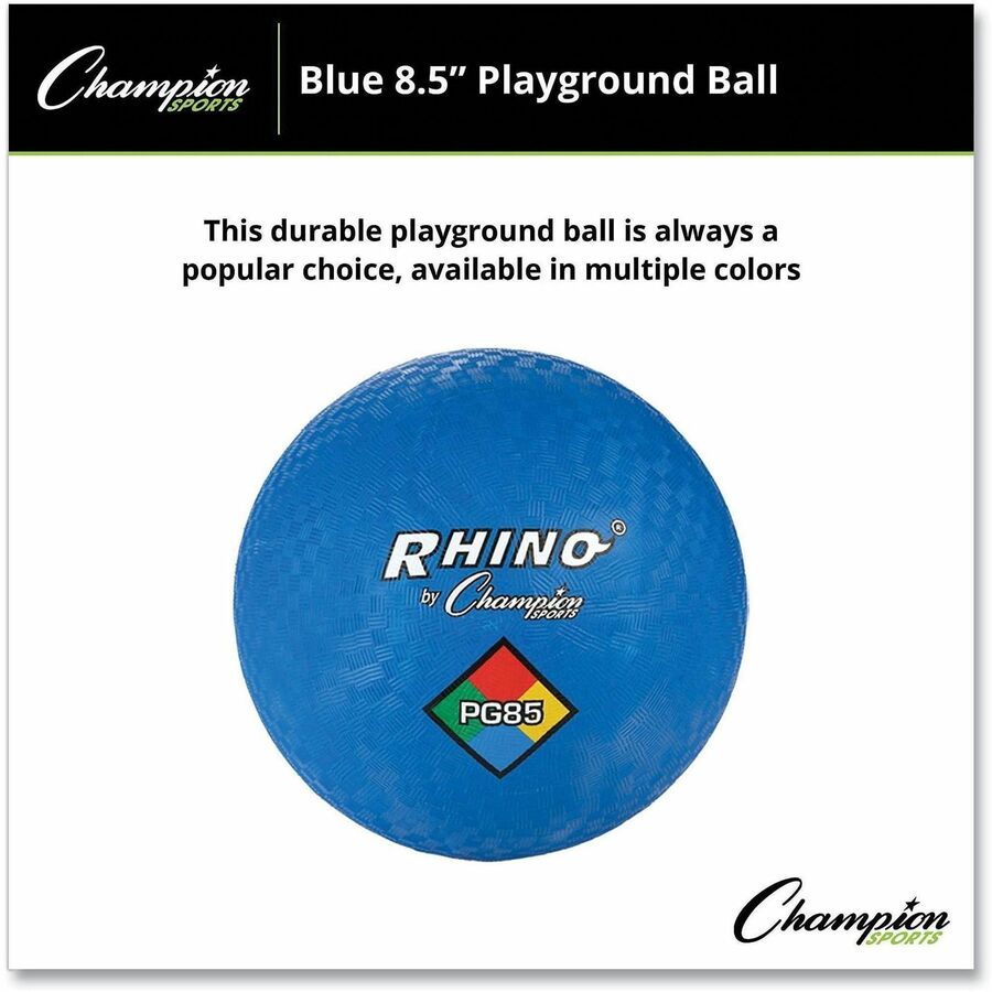 Playground Ball, 8.5" Diameter, Blue