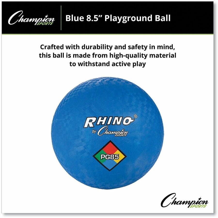 Playground Ball, 8.5" Diameter, Blue