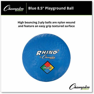 Playground Ball, 8.5" Diameter, Blue